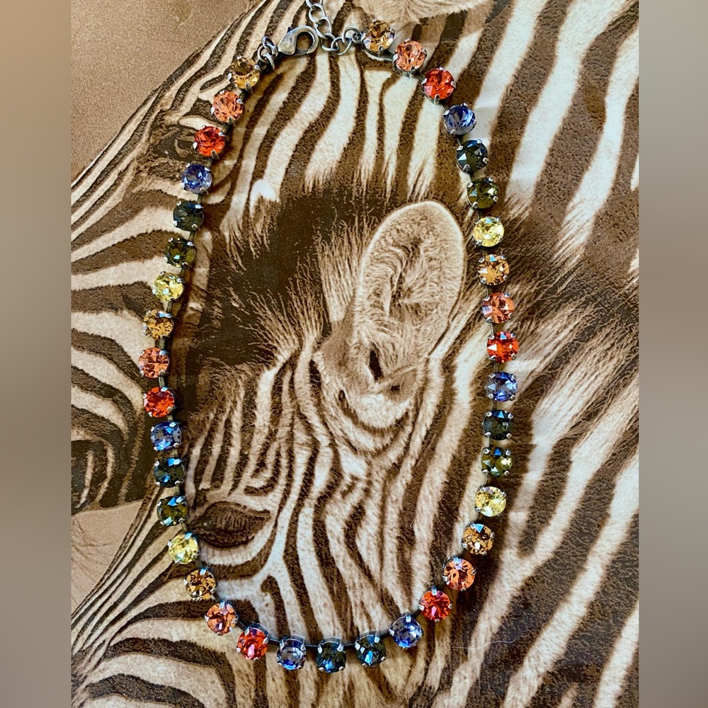 🔥Dancing Embers Rhinestone Necklace🔥